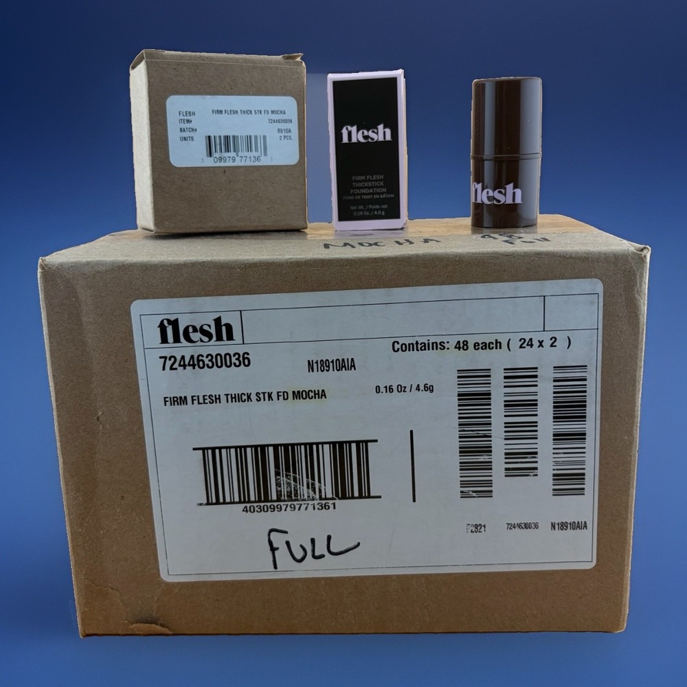 Flesh Firm Flesh Thickstick Foundation #36 Mocha NEW Lot of 48 Full Case